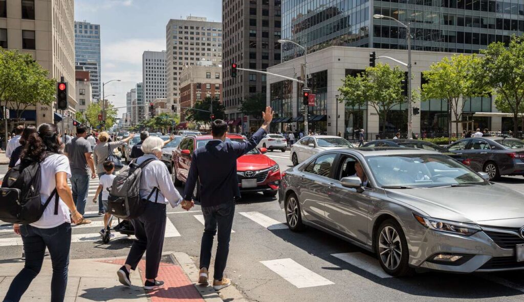 Laut Psychologie: Wer beim Überqueren der Straße Autofahrern zum Dank winkt, hat diese bestimmten Charaktereigenschaften